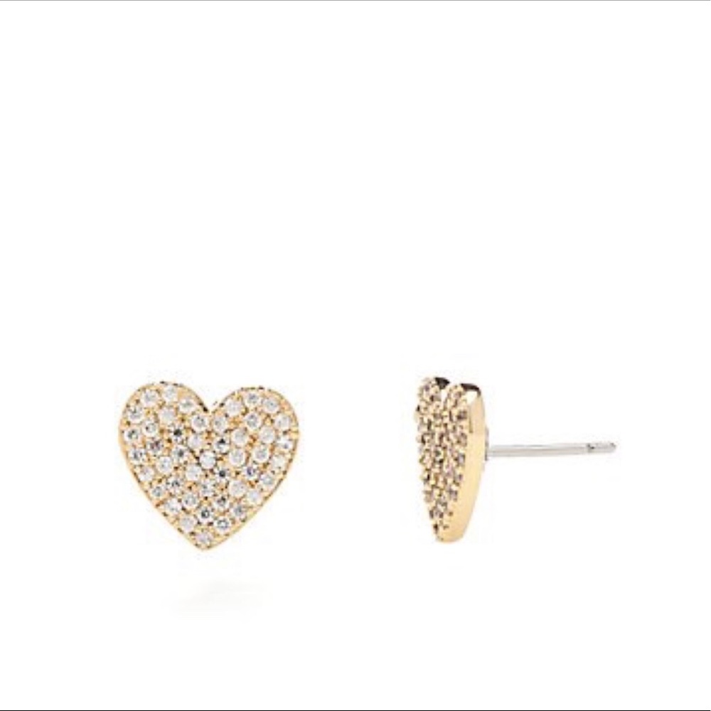 Kate Spade “Yours Truly” Heart Studs